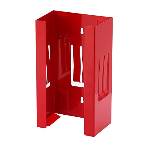 CASOMAN Magnetic Glove/Tissue Dispenser, 8LBS Capacity, Red Glove Dispenser Wall Mount, Glove Box Holder for Wall Mount, Magnetic Glove Box Holder, Not Include Gloves - color: Red