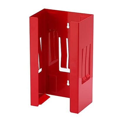 CASOMAN Magnetic Glove/Tissue Dispenser, 8LBS Capacity, Red Glove Dispenser Wall Mount, Glove Box Holder for Wall Mount, Magnetic Glove Box Holder, Not Include Gloves - color: Red