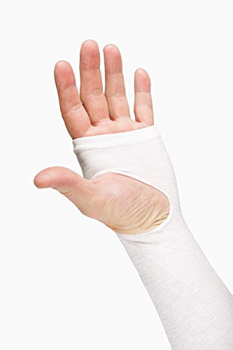 Prevent Products, Inc Elderly Skin Protector, Thin Skin & Tear Protective Arm Sleeve - Made in USA (One Pair) - color: White, size: Large (1 Pair)