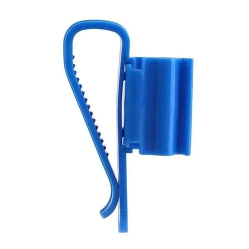 Aquarium Fish Tank Inflow Outflow Tube Holder 30pcs Aquarium Tube Holder Clip Fish Tank Water Change Hose Support ABS Plastic Glass Mount with Anti-Slip Design for Glass Fish Tanks(Blue) - color: Blue