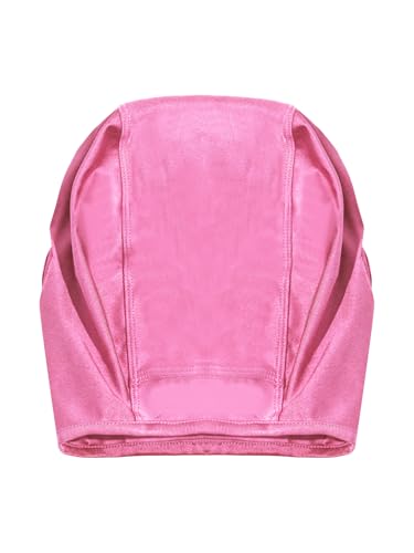 Aislor Wrestling Hair Cover Cap Wrestler Headgear for BJJ, MMA Grappling and Training, Long Hair Net Slicker - color: Pink