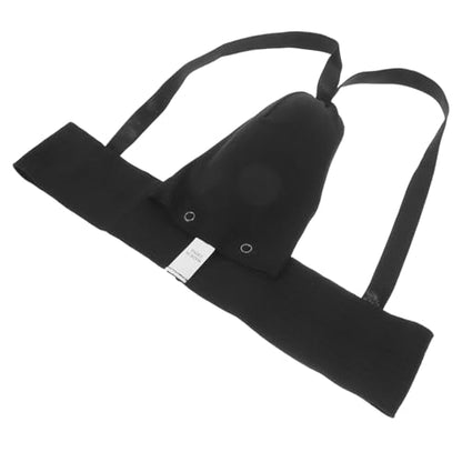 Breathable Reusable Groin Guard for Men Boxing Taekwondo MMA Training Crotch Protector with Elastic Straps Portable Sports Protective Gear