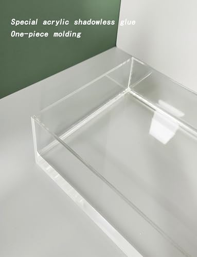 Acrylic Shallow Fish Tank - Transparent Photography Sink for tic Displays Multiple (60x60x10cm/23.6x23.6x3.93in) - Ideal for scaping & Pet Showcases - size: 60x60x10cm/23.6x23.6x3.93in