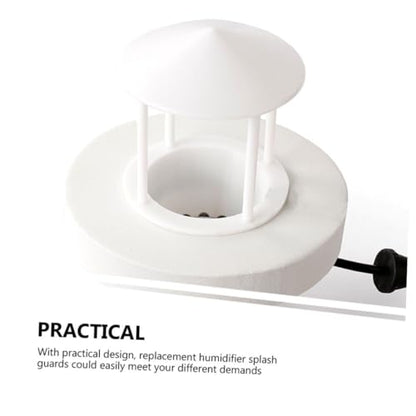 TOYANDONA Portable Rockery Splash Guard for Humidifier Easy to Install Plastic Mist Cover for Fish Tanks and Ponds and Functional Floating Humidifier Shield Box