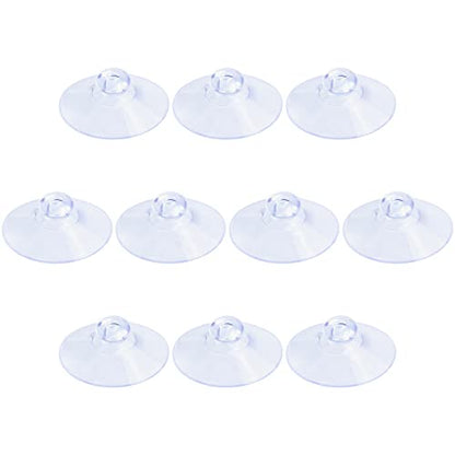 Pawfly 10 Pack Suction Cups 1.2 Inch, PVC Plastic Sucker Without Hooks for Home Kitchen Bathroom Organization Christmas Decoration Window - style: 1.2 in 10pcs