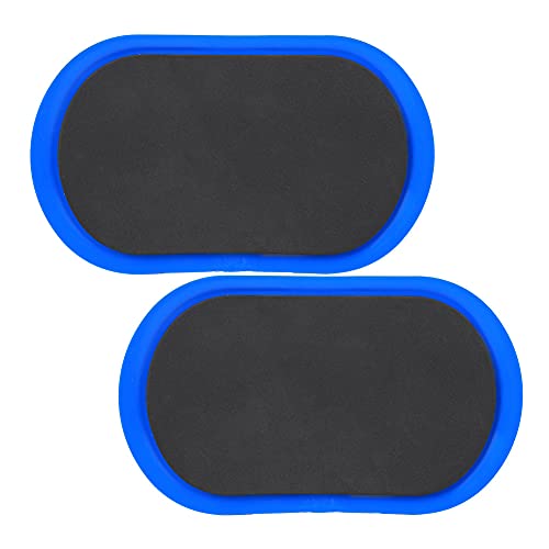Fitness Discs Slider for Core Stability Training, Leg Slimming, Yoga, 2pcs Small Size Blue Sliding Discs