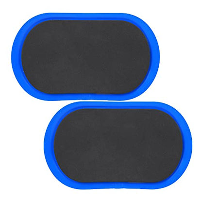 Fitness Discs Slider for Core Stability Training, Leg Slimming, Yoga, 2pcs Small Size Blue Sliding Discs