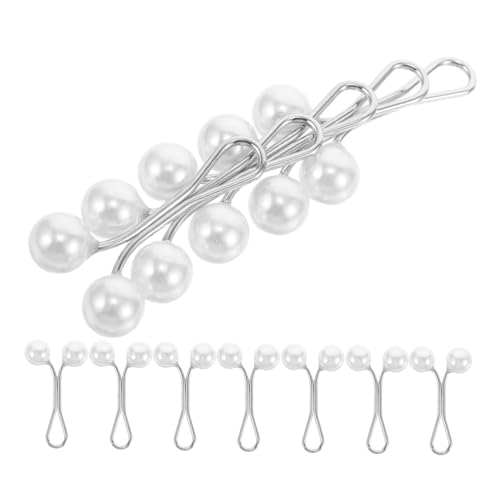 12pcs Elegant U-shaped Hijab Pins for Women Ethnic Style Scarf Clips with Fine Round Needles Versatile Brooches for Headwraps Lapel Shawls Party and Daily Wear Accessories