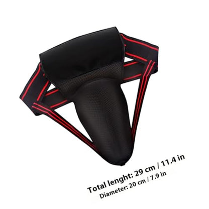 GALPADA Integrated Groin Protector Wear-Resistant Crotch Guard Boxing Accessory Lightweight Impact Protection Gear for Training and Combat Sports
