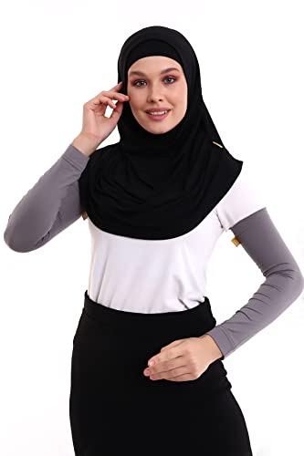 ihvan online, Women's Hijab Muslim Prayer Sleeve, Sleeves to Cover Arms for Women, Soft Stretchy Modest Hijab Arm Sleeves - color: Smoky