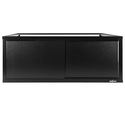 REPTI ZOO Deluxe Terrarium Stacker with Front Sliding Doors, Reptile Tank Stacker Suitable for Stacking 30" W and 12" D Terrariums, 30" W X 12" D X 10.5" H - size: Terrarium Stacker(30"W X 12"D X10.5"H) )