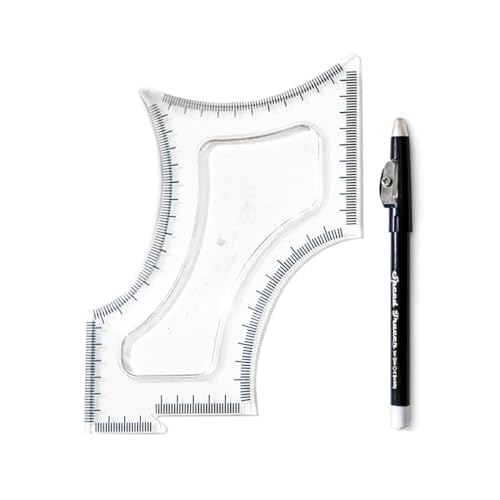 The Cut Buddy Original Shaping Tool, Clear Beard and Hairline Template with Bonus Tracer Pencil, As Seen on Shark Tank - style: The Cut Buddy Original