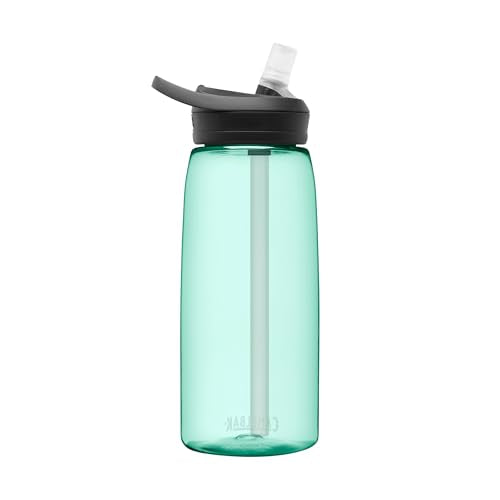 CamelBak Eddy+ Water Bottle with Bite Valve Straw, Leak‑Resistant Easy‑Sip Design for Everyday Hydration, 32oz, Mint - color: Mint, size: 32 Ounces