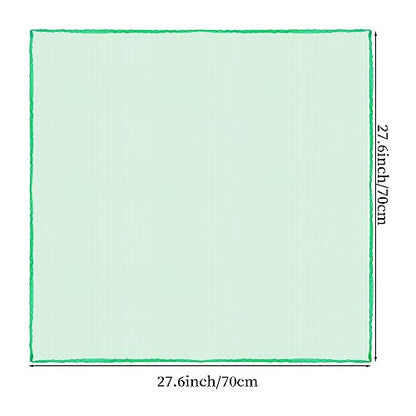 Fengek 9 Pcs Chiffon Scarf, 27.6 Inch Square Solid Color Bandana Handkerchief Ribbon Scarves for Women Girls - color: Multicolor 2