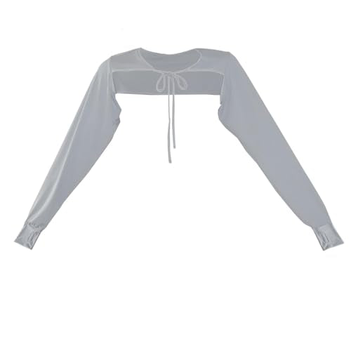 Women’s Active Relax Fit Sun Protection Arm Sleeves with Thumb Holes - color: Grey