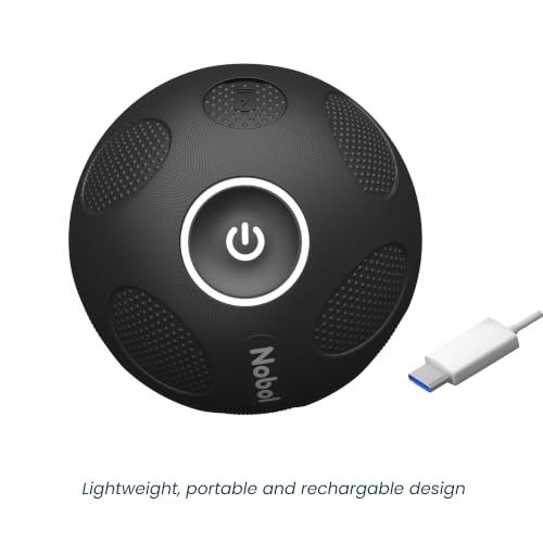 Nobol MyoSphere® Vibration Massage Ball Portable Muscle Recovery Tool Deep Tissue Vibration Rechargeable Massager - Space Black - color: Space Black