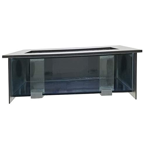 Aussie Aquariums 2.0 Wall Mounted Aquarium - Verticali Brushed Silver