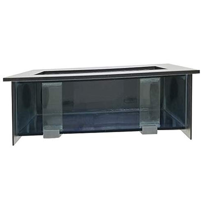 Aussie Aquariums 2.0 Wall Mounted Aquarium - Verticali Brushed Silver