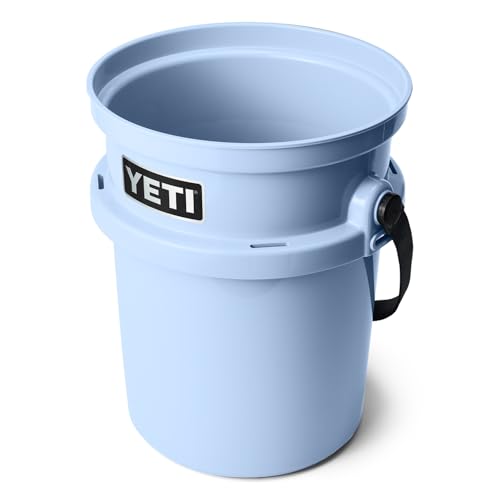 YETI Loadout 5-Gallon Bucket, Impact Resistant Fishing/Utility Bucket - color: Big Sky Blue