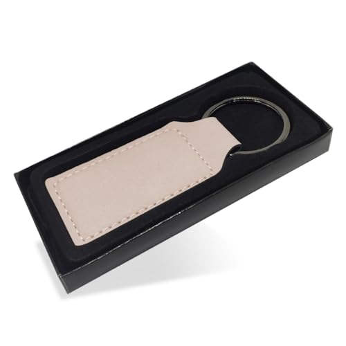LaserGram Rectangle Keychain, Allah 2, Personalized Engraving Included (Beige) - color: Beige