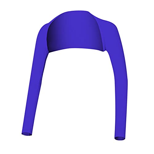 고급 쿨링 숄 팔토시, 자외선 차단, 편안함, 통기성, 여성 및 남성용 - color: 다크 블루, size: Small