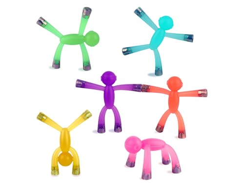 laleay Magnetic Men Fidget Toys, People Figures for Kids Adults Gifts - size: 6pcs