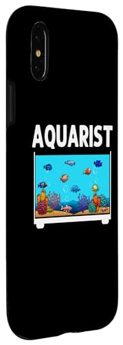 iPhone X/XS Funny Aquarium For Men Women Fish Tank Lovers Reef Keeper Case