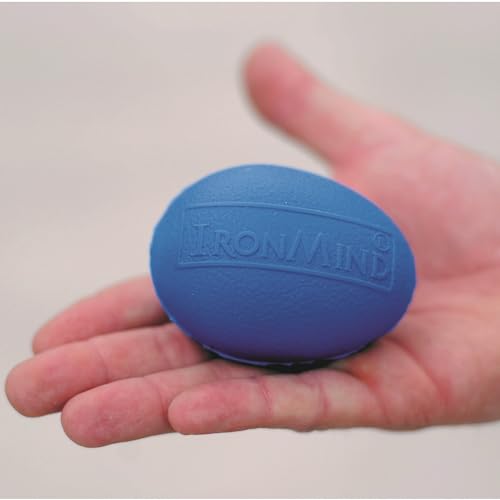 Blue IronMind EGG (firm): Put This Potent Hand Strengthening, Stress Reduction and Active Rest Tool in the Palm of Your Hand