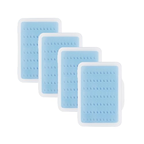 Aventik Super Slim Fly Fishing Trout Flies Fly Box Clear Fly Lures Hook Box 4PC (H065MB) - style: H065MB