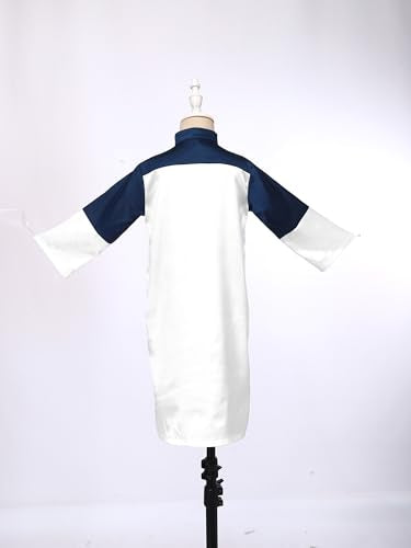 Lejafay Islamic Abaya for Boys Ramadan Eid Outfit Long Sleeve Stand Collar Dubai Thobe Kaftan Prayer Gowns - color: White, size: 18-24 Months