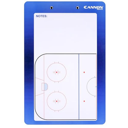 Cannon Sports Dry Erase Coaches Board with Marker - Double-Sided Dry Erase Coaching Board for Baseball, Basketball, Football, Soccer, and Hockey - Perfect for Practices and Games (Hockey) - style: Hockey