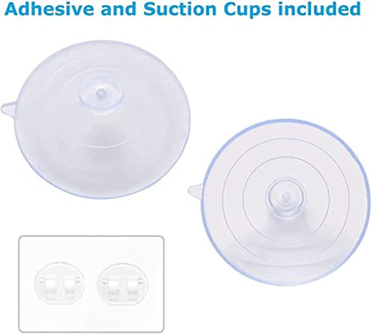 TESOT Sink Caddy Sponge Holder for Kitchen Sink 2 Suspension Options(Suction Cups and Adhesive Hook), SUS304 Stainless Steel, Silver