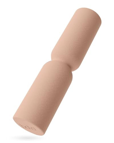 Bala Hourglass Foam Roller (Sand) - Soft Density Back Roller Foam for Physical Therapy, Deep Tissue Muscle Massage, Flexibility & Stretching - Workout Roller for Yoga, Neck, Back & Legs Exercise - color: Sand