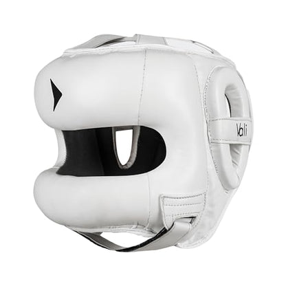Vali Nista Face Saver Nose Bar Headgear for Boxing & MMA Training - color: White, size: Large-X-Large
