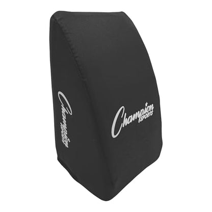 Champion Sports Cushioned Catcher's Knee Support – Ergonomic Design for Players 5'7" and Under – Black - size: 5'7" and Below