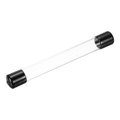 MECCANIXITY Clear Storage Tube 20x22mm Small Plastic Round Tubing with Caps Rigid Bottle Container 200mm/8 Inch for Item Stored - size: 20x22x200mm