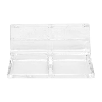 SUNGOOYUE Aquarium Glass Cover Holder, Acrylic Fish Tank Lid Clips 20 Pack 12mm, Clear Rimless Cover Support, Easy Edge Mount, Fits Open Aquariums Pet Boxes Snake Tanks (10mm) - size: 10mm