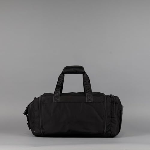 WOLFpak 30L Perfect Duffle Bag (Nightshade) Tactical Gym Bag Hardshell Base 1000D Waterproof Travel Carry On with Shoe Compartment, Dual Cup Holders, Laptop Sleeve & Molle Straps - color: Nightshade