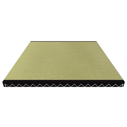 Red Lantern 3' x 3' Half Size Tatami Mat - size: 3' x 3' (Rectangular)