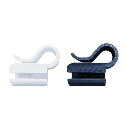 3D Printed Aquarium Hose Holder for 12mm and 16mm Water Changing Tube Fish Tanks Accessory Bucket Clip Aquarium Water Pipe Tube Bracket - color: Black
