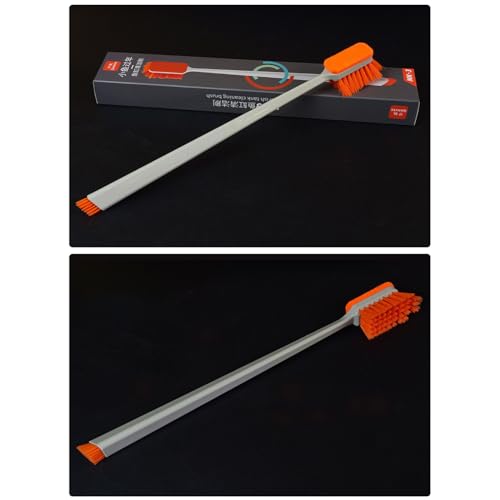 Long Handle Fish Tanks Scrubber for Glass Aquariums Double Bristle Washing Scrubber Long Handle Brush Aquarium Cleaning Tools