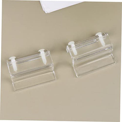 GALPADA 4Pcs Acrylic Fish Tank Cover Holder Support Bracket for Lids Aquarium Rack for Open Tanks Pet Boxes and Heat Preservation