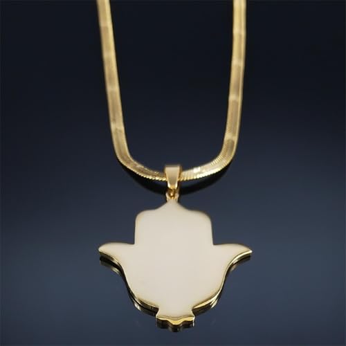 choker necklace，Hand Turkish Eye Lotus Necklace for Women Men Gold Color Egypt Amulet Islam Chain Arabic Jewelry