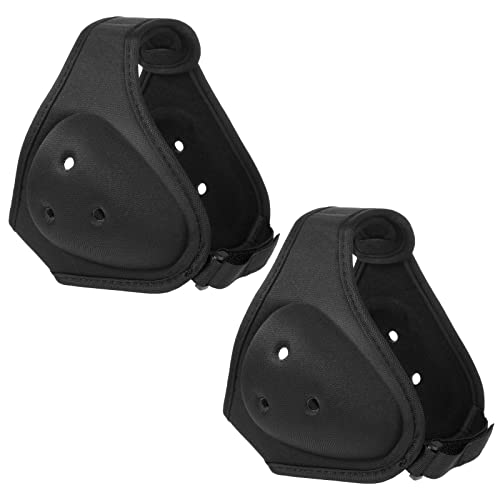 Jerify 2 Pcs Wrestling Headgear for Kids Youth Soft Grappling Headgear Wrestling Adjustable Ear Guard Protective(Black) - color: Black