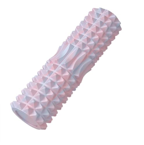 Solid Foam Roller Yoga Stick Roller Dual-Zone Leg Muscle Relaxation Deep Massage Relaxation Pain Relief (Colorful (Solid)) - color: Colorful (Solid)