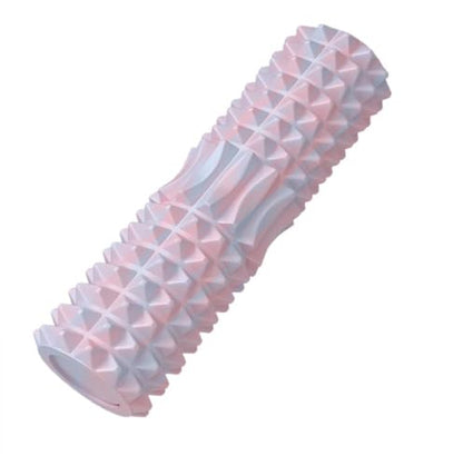 Solid Foam Roller Yoga Stick Roller Dual-Zone Leg Muscle Relaxation Deep Massage Relaxation Pain Relief (Colorful (Solid)) - color: Colorful (Solid)