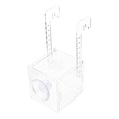 COLLBATH Hanging Isolation Box for Fish Transparent Breeding Separator Upper Cover for Aquarium Use Safe and Practical Fish Hatchery Accessory
