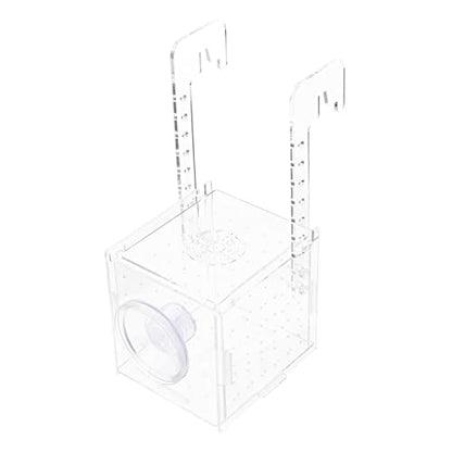 COLLBATH Hanging Isolation Box for Fish Transparent Breeding Separator Upper Cover for Aquarium Use Safe and Practical Fish Hatchery Accessory
