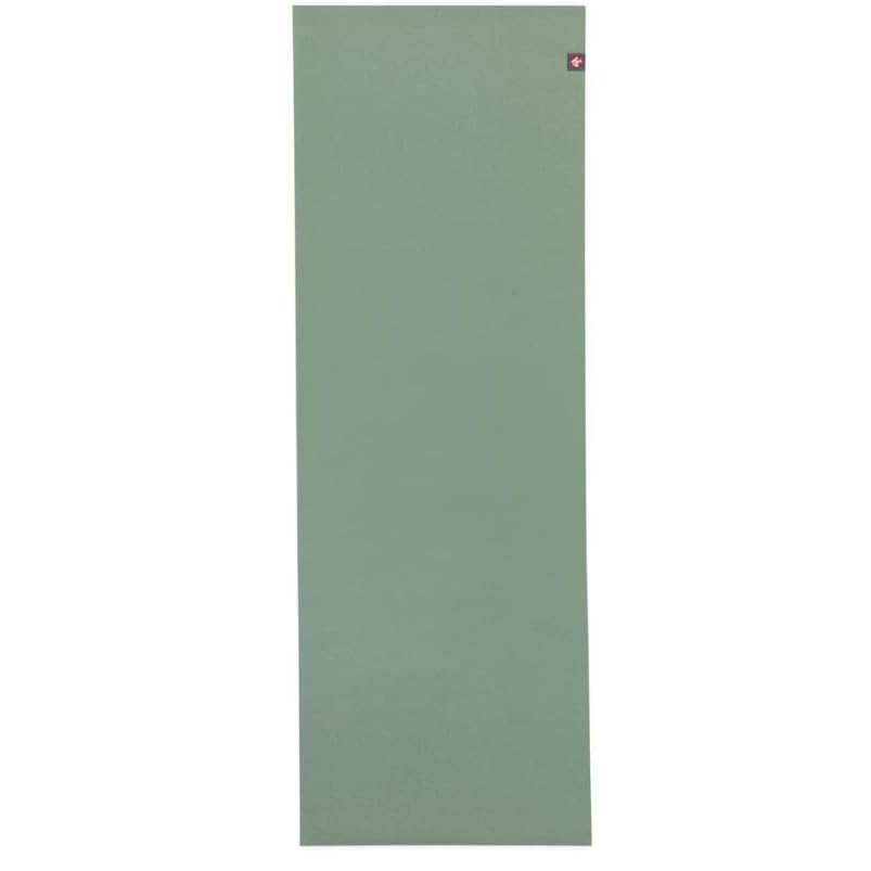 Manduka eKO SuperLite Yoga Mat - 1.5mm Natural Rubber | Foldable & Travel Friendly | Soft Textured Surface | Eco-friendly - color: Leaf Green