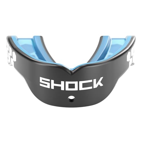 Shock Doctor Gel Max Power 카본 컨버터블 마우스 가드 - color: 탄소., size: 청소년